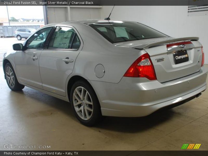 Ingot Silver Metallic / Charcoal Black 2012 Ford Fusion SEL