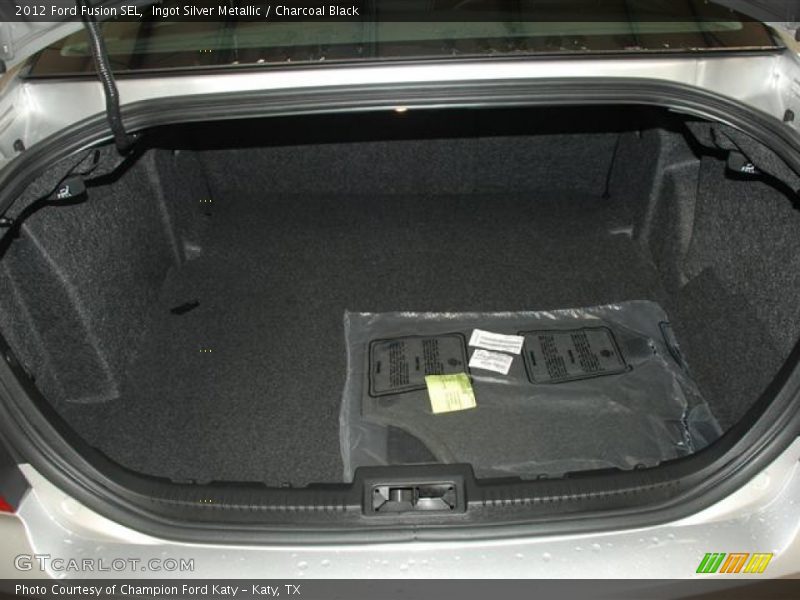Ingot Silver Metallic / Charcoal Black 2012 Ford Fusion SEL
