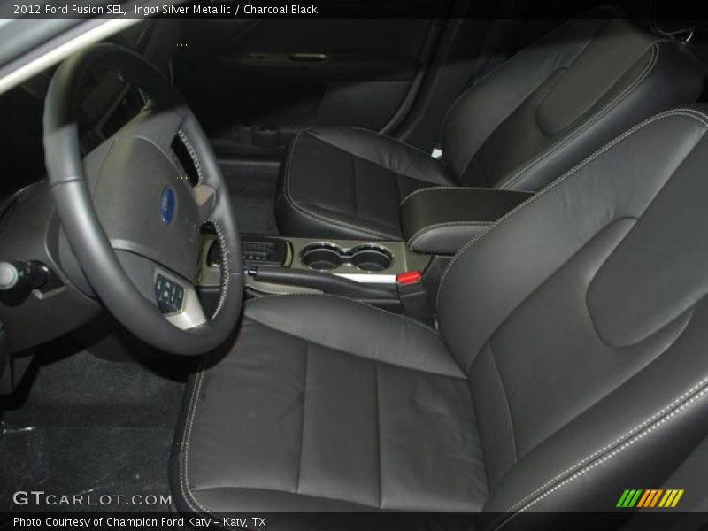 Ingot Silver Metallic / Charcoal Black 2012 Ford Fusion SEL