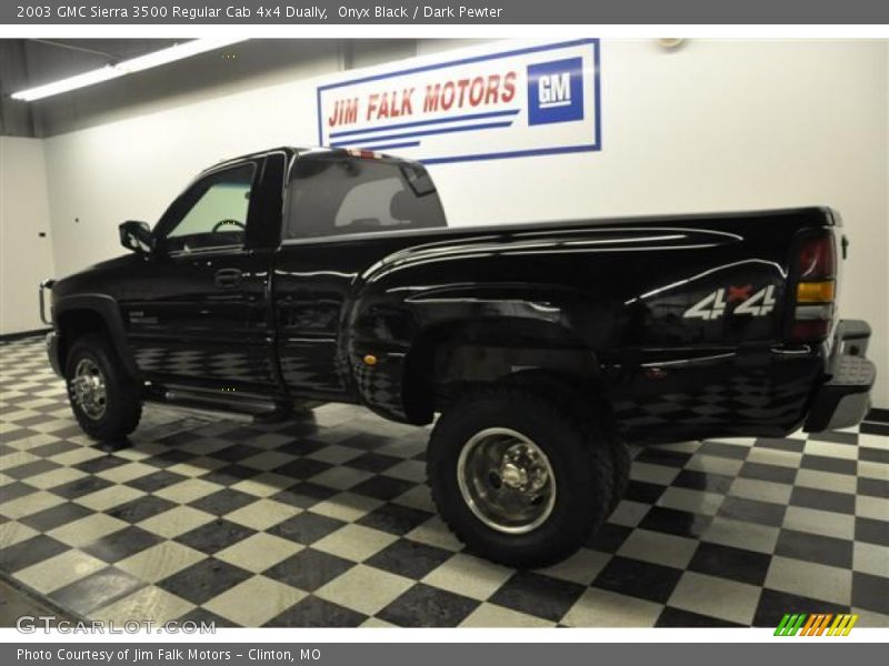Onyx Black / Dark Pewter 2003 GMC Sierra 3500 Regular Cab 4x4 Dually