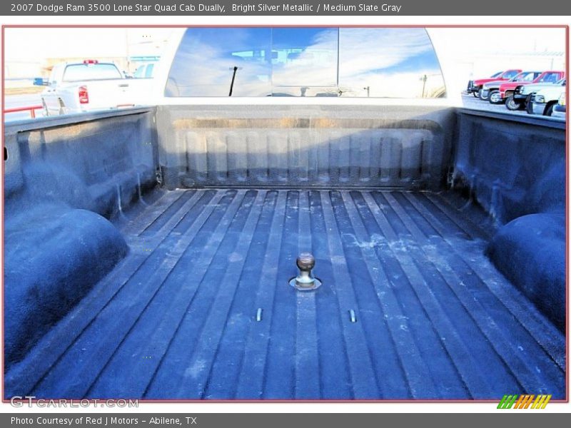 Bright Silver Metallic / Medium Slate Gray 2007 Dodge Ram 3500 Lone Star Quad Cab Dually