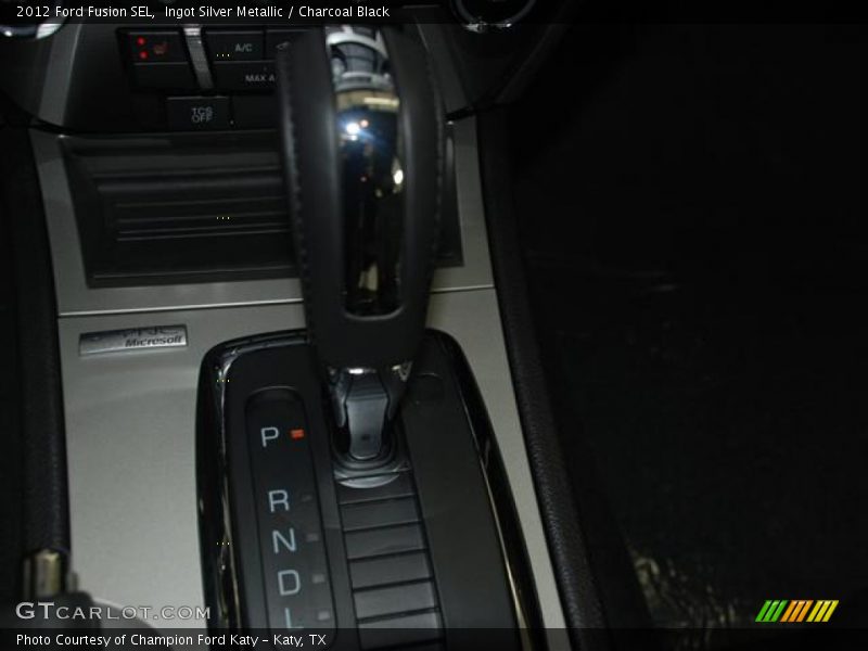Ingot Silver Metallic / Charcoal Black 2012 Ford Fusion SEL