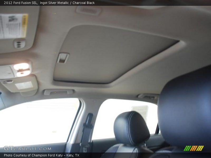 Ingot Silver Metallic / Charcoal Black 2012 Ford Fusion SEL