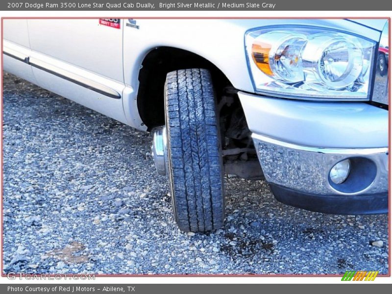 Bright Silver Metallic / Medium Slate Gray 2007 Dodge Ram 3500 Lone Star Quad Cab Dually