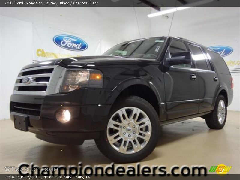 Black / Charcoal Black 2012 Ford Expedition Limited