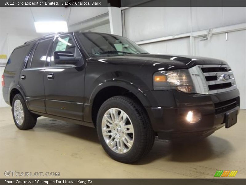 Black / Charcoal Black 2012 Ford Expedition Limited