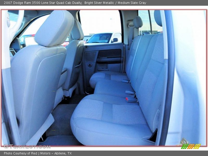 Bright Silver Metallic / Medium Slate Gray 2007 Dodge Ram 3500 Lone Star Quad Cab Dually
