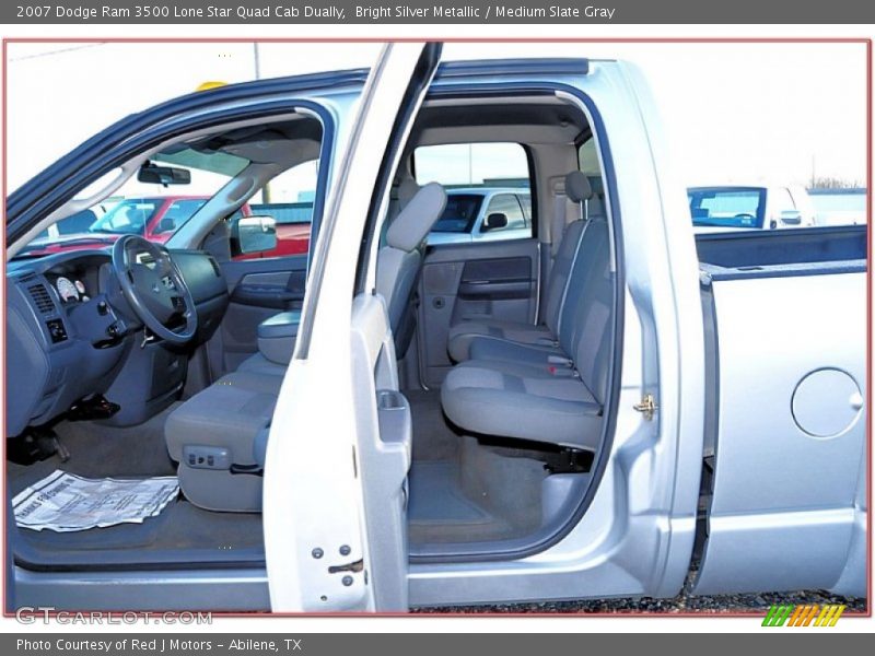 Bright Silver Metallic / Medium Slate Gray 2007 Dodge Ram 3500 Lone Star Quad Cab Dually