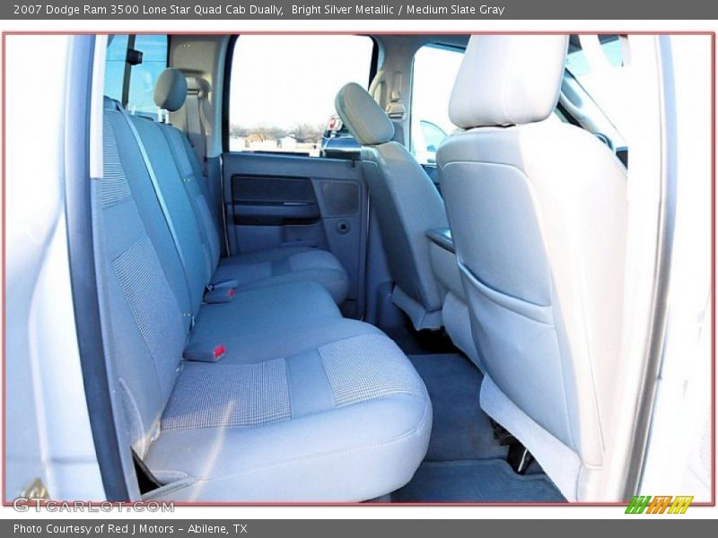 Bright Silver Metallic / Medium Slate Gray 2007 Dodge Ram 3500 Lone Star Quad Cab Dually