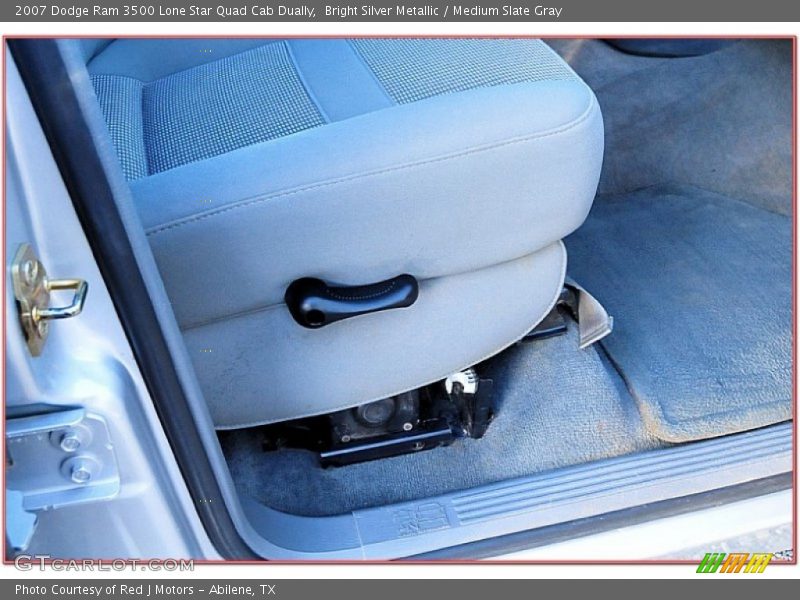 Bright Silver Metallic / Medium Slate Gray 2007 Dodge Ram 3500 Lone Star Quad Cab Dually