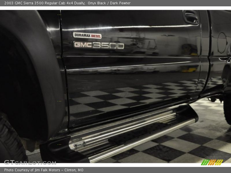 Onyx Black / Dark Pewter 2003 GMC Sierra 3500 Regular Cab 4x4 Dually