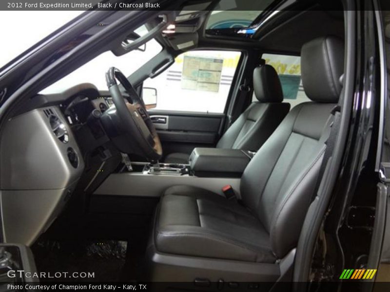  2012 Expedition Limited Charcoal Black Interior
