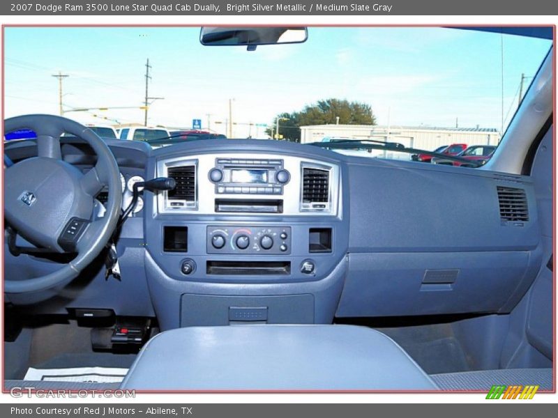 Bright Silver Metallic / Medium Slate Gray 2007 Dodge Ram 3500 Lone Star Quad Cab Dually
