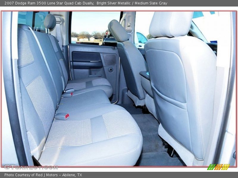 Bright Silver Metallic / Medium Slate Gray 2007 Dodge Ram 3500 Lone Star Quad Cab Dually