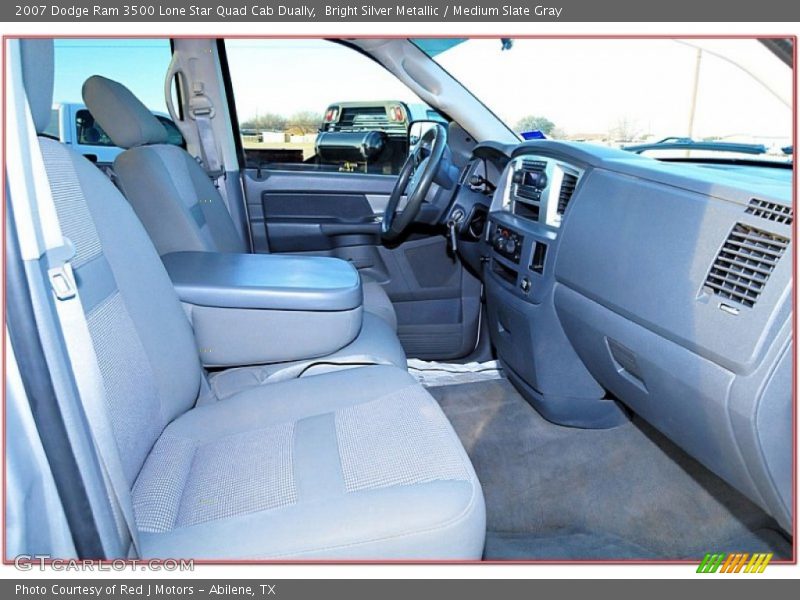 Bright Silver Metallic / Medium Slate Gray 2007 Dodge Ram 3500 Lone Star Quad Cab Dually