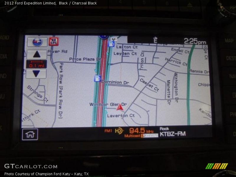 Navigation of 2012 Expedition Limited