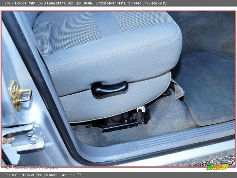 Bright Silver Metallic / Medium Slate Gray 2007 Dodge Ram 3500 Lone Star Quad Cab Dually