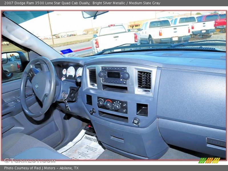 Bright Silver Metallic / Medium Slate Gray 2007 Dodge Ram 3500 Lone Star Quad Cab Dually