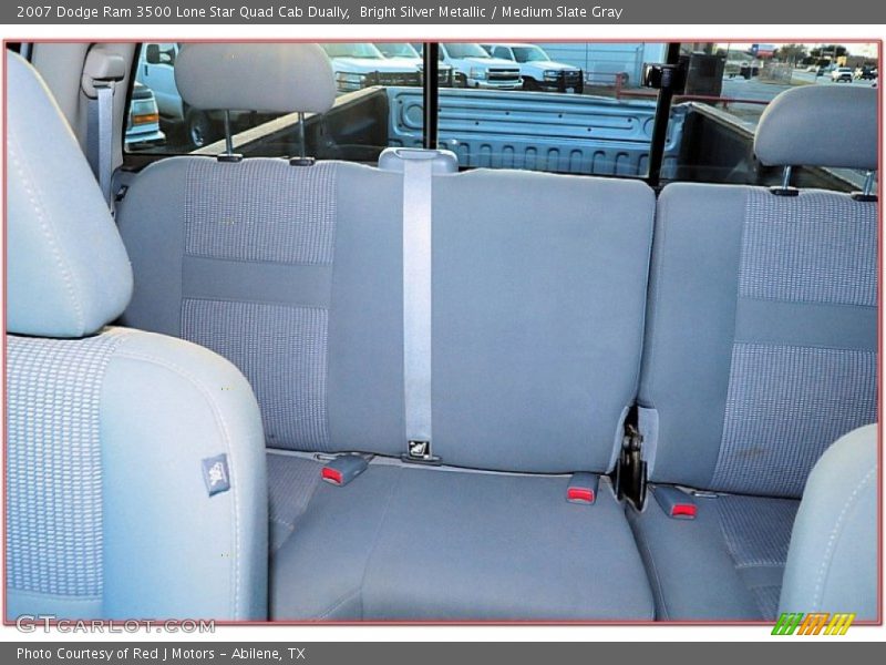 Bright Silver Metallic / Medium Slate Gray 2007 Dodge Ram 3500 Lone Star Quad Cab Dually