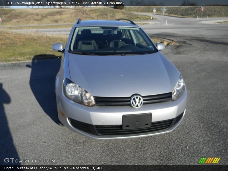 Reflex Silver Metallic / Titan Black 2010 Volkswagen Jetta S SportWagen