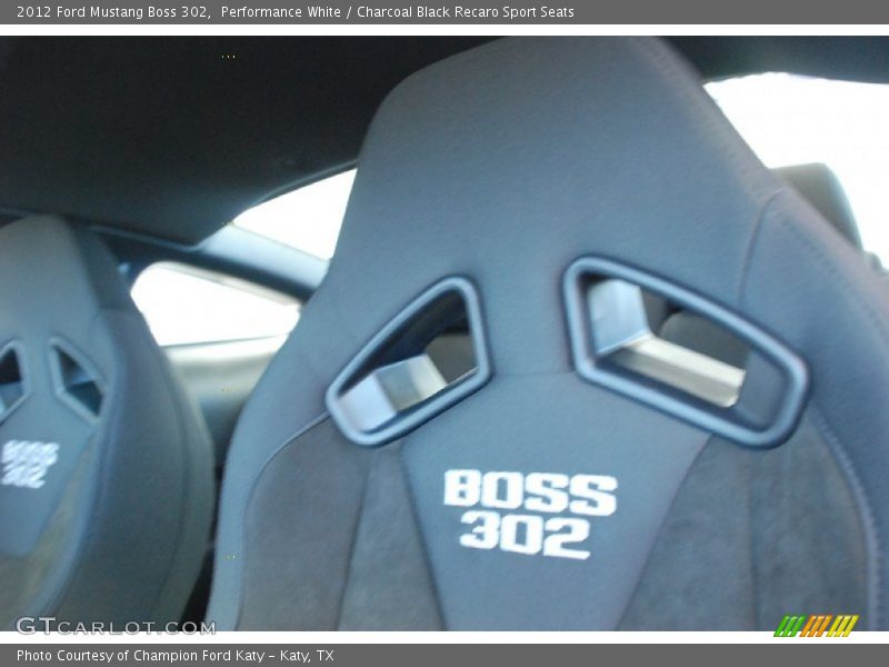  2012 Mustang Boss 302 Charcoal Black Recaro Sport Seats Interior