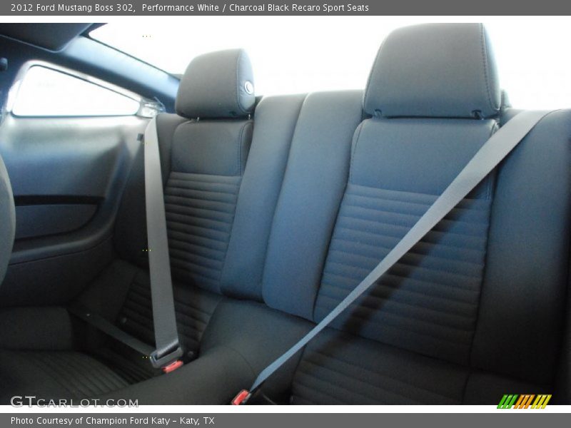  2012 Mustang Boss 302 Charcoal Black Recaro Sport Seats Interior