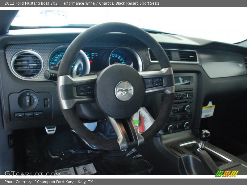 Dashboard of 2012 Mustang Boss 302