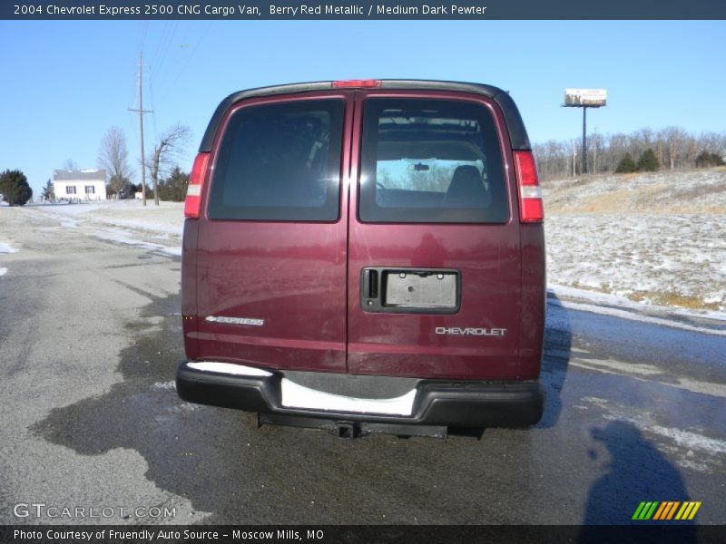 Berry Red Metallic / Medium Dark Pewter 2004 Chevrolet Express 2500 CNG Cargo Van