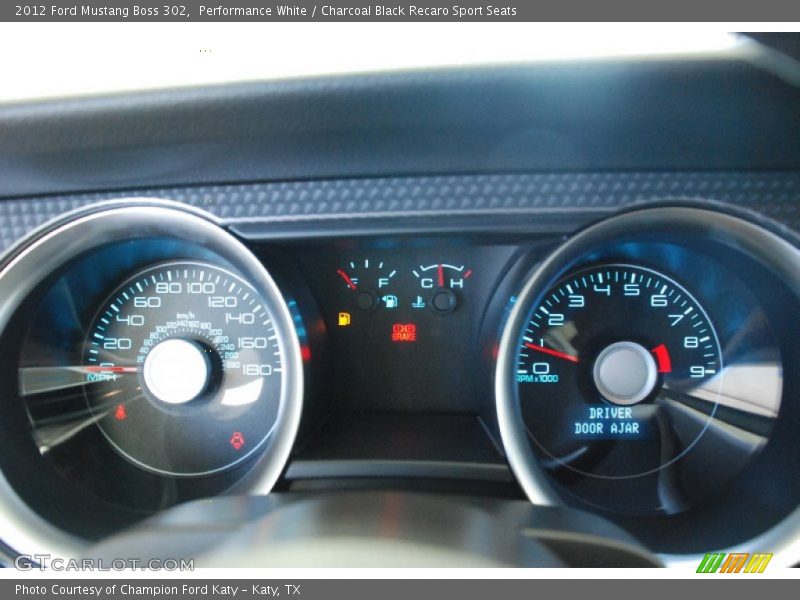  2012 Mustang Boss 302 Boss 302 Gauges