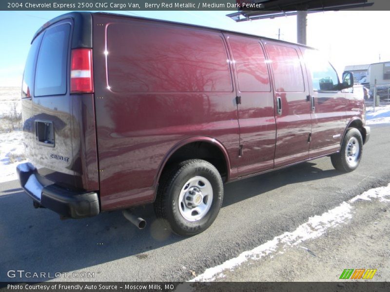 2004 Express 2500 CNG Cargo Van Berry Red Metallic