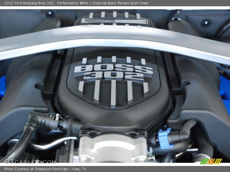  2012 Mustang Boss 302 Engine - 5.0 Liter Hi-Po DOHC 32-Valve Ti-VCT V8