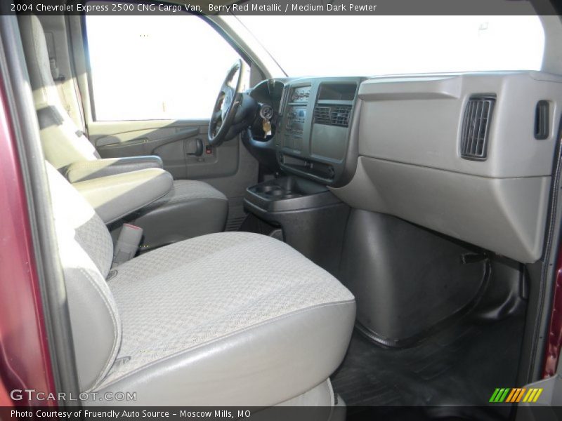  2004 Express 2500 CNG Cargo Van Medium Dark Pewter Interior