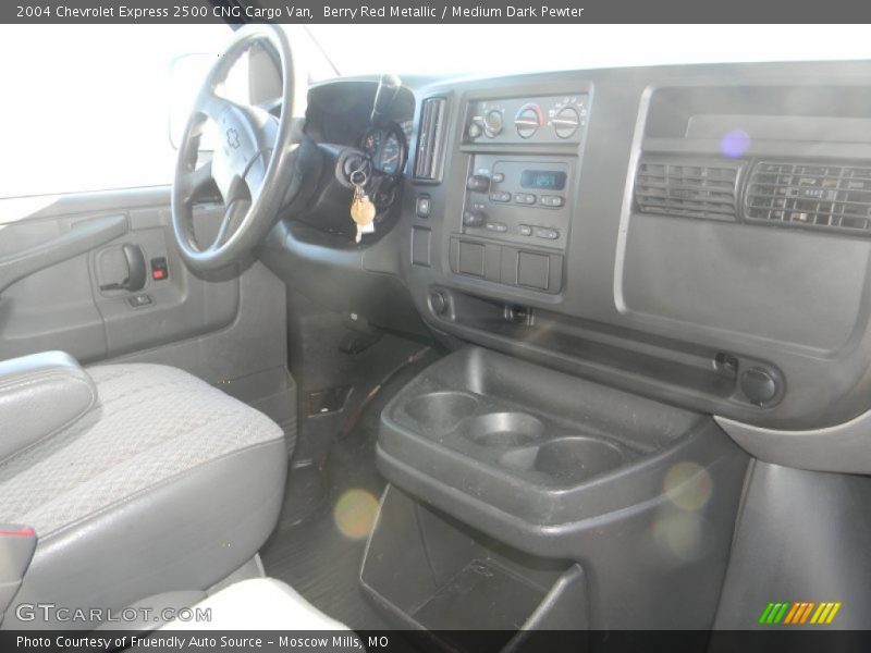 Berry Red Metallic / Medium Dark Pewter 2004 Chevrolet Express 2500 CNG Cargo Van