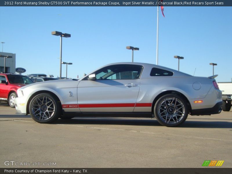  2012 Mustang Shelby GT500 SVT Performance Package Coupe Ingot Silver Metallic