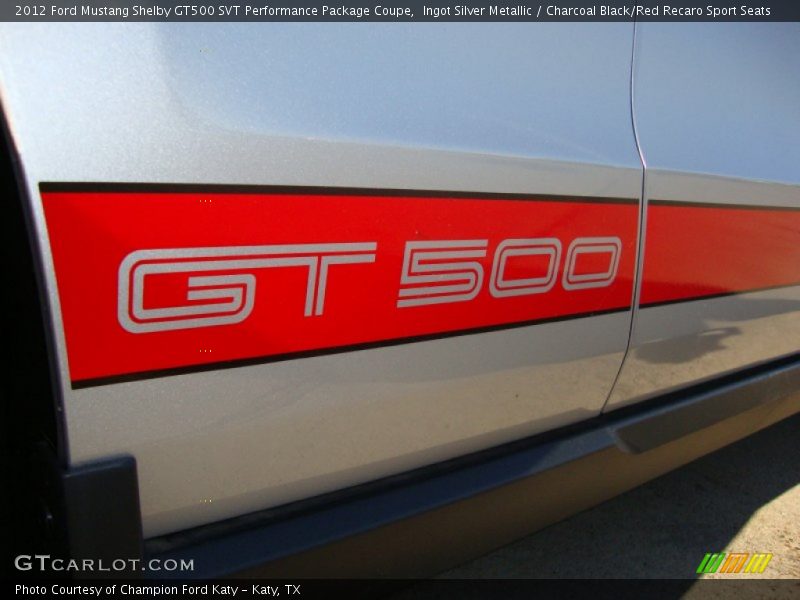 2012 Mustang Shelby GT500 SVT Performance Package Coupe Logo