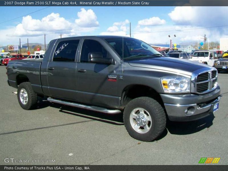 Mineral Gray Metallic / Medium Slate Gray 2007 Dodge Ram 2500 SLT Mega Cab 4x4