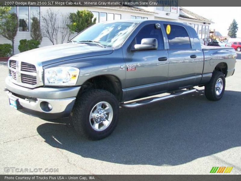 Mineral Gray Metallic / Medium Slate Gray 2007 Dodge Ram 2500 SLT Mega Cab 4x4