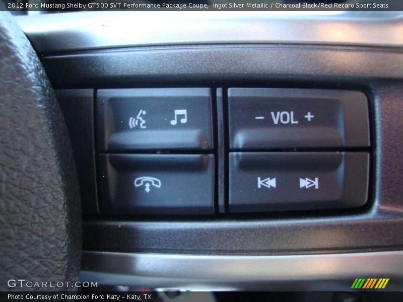 Controls of 2012 Mustang Shelby GT500 SVT Performance Package Coupe
