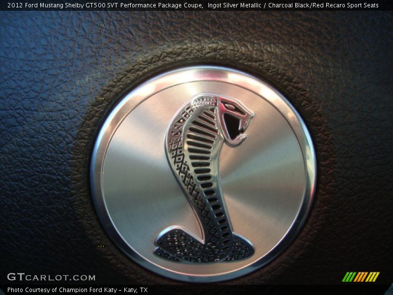  2012 Mustang Shelby GT500 SVT Performance Package Coupe Logo