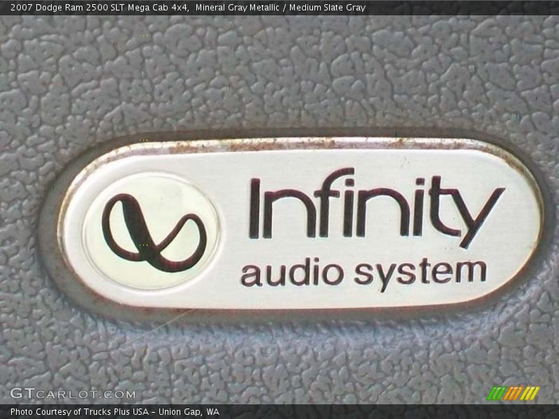 Infinity audio system - 2007 Dodge Ram 2500 SLT Mega Cab 4x4