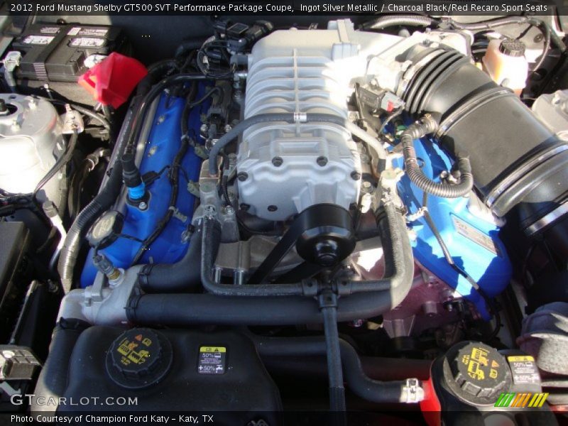  2012 Mustang Shelby GT500 SVT Performance Package Coupe Engine - 5.4 Liter Supercharged DOHC 32-Valve Ti-VCT V8