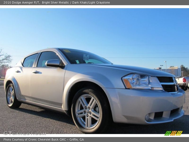 Bright Silver Metallic / Dark Khaki/Light Graystone 2010 Dodge Avenger R/T