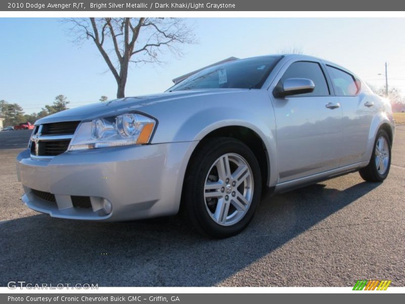 Bright Silver Metallic / Dark Khaki/Light Graystone 2010 Dodge Avenger R/T