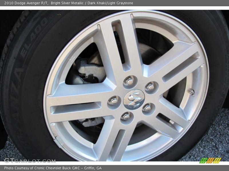 Bright Silver Metallic / Dark Khaki/Light Graystone 2010 Dodge Avenger R/T