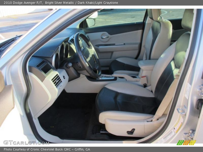 Bright Silver Metallic / Dark Khaki/Light Graystone 2010 Dodge Avenger R/T