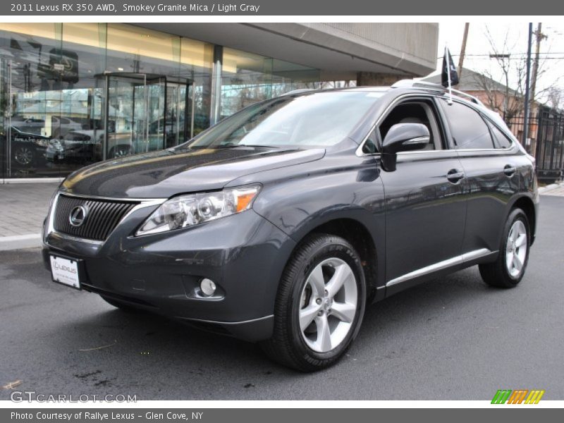Smokey Granite Mica / Light Gray 2011 Lexus RX 350 AWD