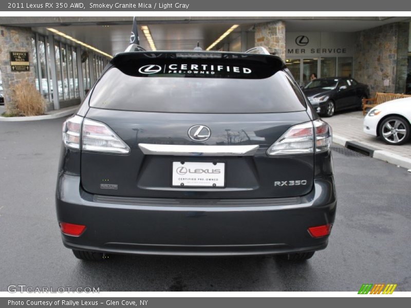 Smokey Granite Mica / Light Gray 2011 Lexus RX 350 AWD