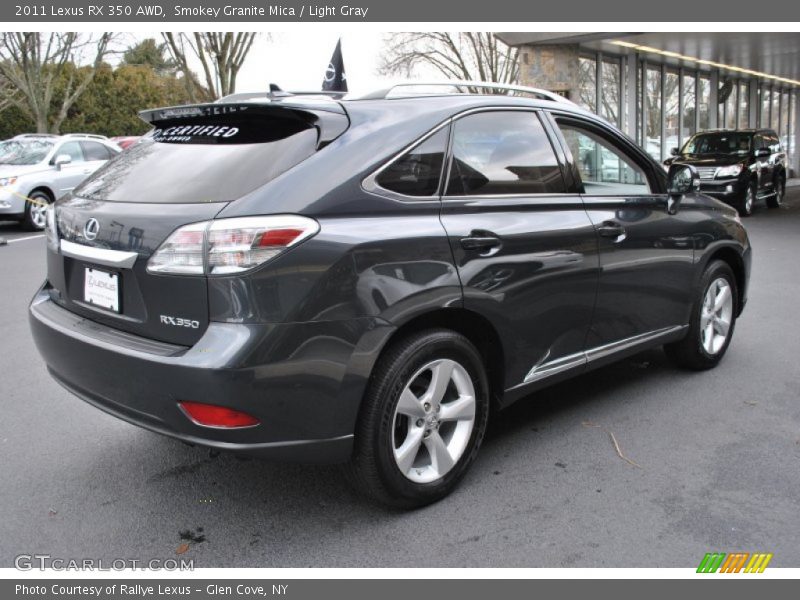 Smokey Granite Mica / Light Gray 2011 Lexus RX 350 AWD
