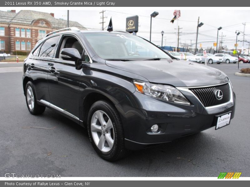 Smokey Granite Mica / Light Gray 2011 Lexus RX 350 AWD