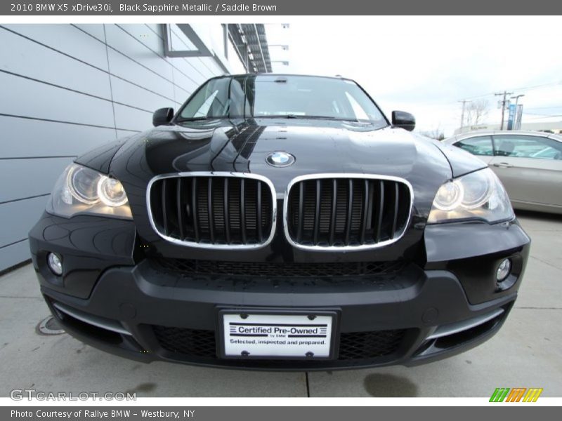 Black Sapphire Metallic / Saddle Brown 2010 BMW X5 xDrive30i